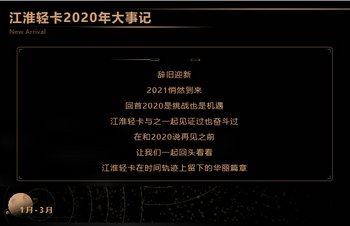 【有大事】歡迎檢閱！2020江淮輕卡大事記 